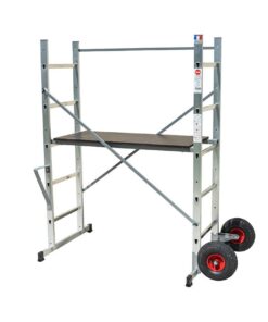 Echafaudage roulant de jardin tout terrain 0,9m/2,9m Hailo HobbyStep H3 Jardin