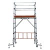 ELEVATE Echafaudage en aluminium hauteur de travail 3 m 10 marches
