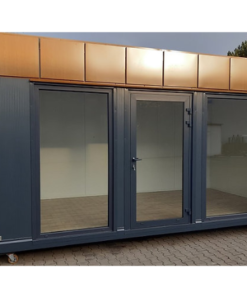 Container Bureau aménagé de 18 m2 avec Toilettes