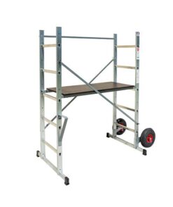 Alternative view of Echafaudage roulant de jardin tout terrain 0,9m/2,9m Hailo HobbyStep H3 Jardin